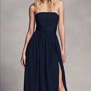 Vera wang white strapless dress